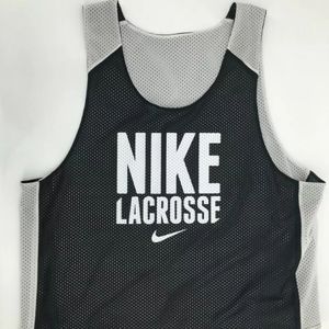 Nike Reversible Black White Lacrosse Net Tank